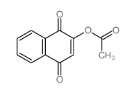 1,4-Naphthalenedione, 2-(acetyloxy)-结构式