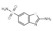 2-AMINOBENZO[D]THIAZOLE-6-SULFONAMIDE Structure