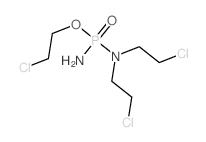N-(amino-(2-chloroethoxy)phosphoryl)-2-chloro-N-(2-chloroethyl)ethanamine Structure