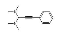 3,3-Bis(dimethylamino)-1-phenyl-prop-1-in结构式