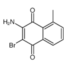 3-amino-2-bromo-5-methylnaphthalene-1,4-dione Structure