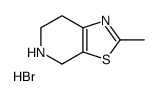 4,5,6,7-四氢-2-甲基噻唑并[5,4-c]吡啶氢溴酸结构式