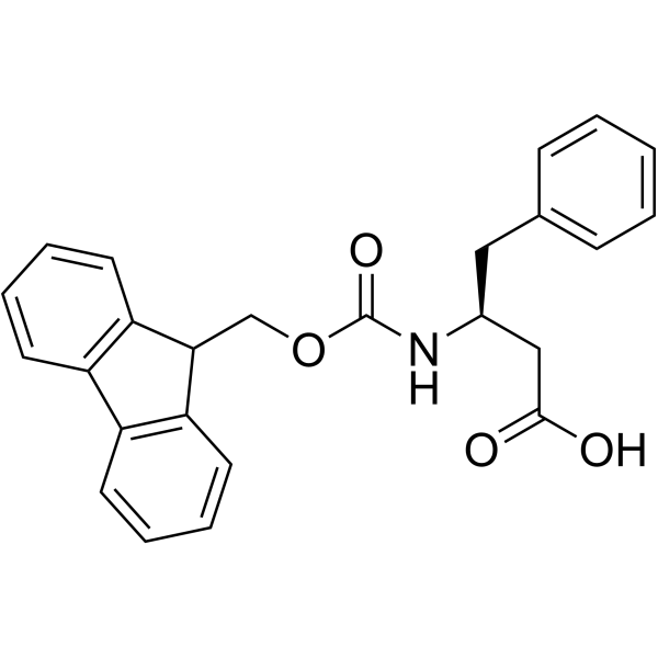 Fmoc-L-beta-高苯丙氨酸结构式