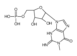 [(2R,3S,4R,5R)-5-(2-amino-1-methyl-6-oxopurin-9-yl)-3,4-dihydroxyoxolan-2-yl]methyl dihydrogen phosphate Structure