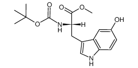 N-Boc-5-羟基色氨酸甲基酯结构式
