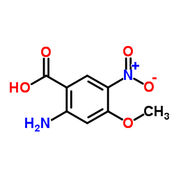 2-Amino-4-methoxy-5-nitrobenzoic acid Structure