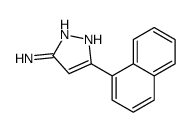 5-萘-1-基-2H-吡唑-3-胺结构式