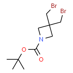 tert-butyl 3,3-bis(bromomethyl)azetidine-1-carboxylate结构式