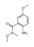 2-amino-N,5-dimethoxy-N-methylbenzamide Structure
