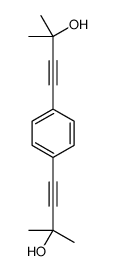4-[4-(3-hydroxy-3-methylbut-1-ynyl)phenyl]-2-methylbut-3-yn-2-ol结构式