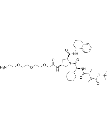 A 410099.1 amide-PEG3-amine-Boc结构式