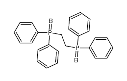 1,2-bis(diphenylphosphino)ethane bis(borane)结构式