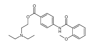 2-(diethylamino)ethyl 4-[(2-methoxybenzoyl)amino]benzoate结构式