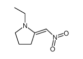 1-ethyl-2-(nitromethylene)pyrrolidine结构式