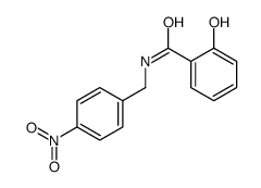 2-hydroxy-N-[(4-nitrophenyl)methyl]benzamide结构式