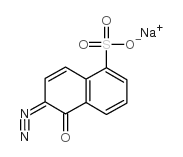 2-重氮-1-萘酚-5-磺酸钠结构式