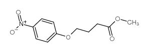 4-(p-硝基苯氧基)丁酸甲酯结构式