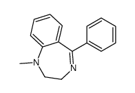 1-methyl-5-phenyl-2,3-dihydro-1,4-benzodiazepine Structure