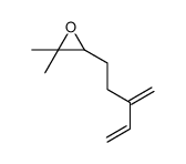 2,2-dimethyl-3-(3-methylidenepent-4-enyl)oxirane结构式