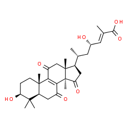 灵芝酸Z结构式
