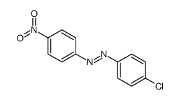 (4-chlorophenyl)-(4-nitrophenyl)diazene结构式