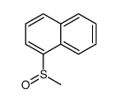 1-methylsulfinylnaphthalene结构式