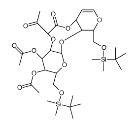 TETRA-O-ACETYL-6 6'-DI-O-(TERT-BUTYLDI-&结构式