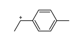 1-(4-methylphenyl)ethyl carbocation Structure