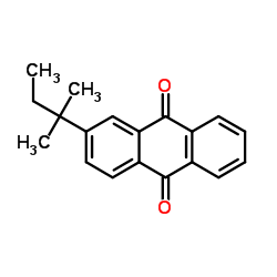 2-(1,1-Dimethyl-propyl)-anthraquinone Structure