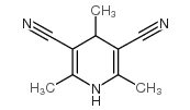 1,4-二氢-2,4,6-三甲基-3,5-吡啶二甲腈结构式