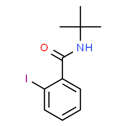 N-(叔-丁基)-2-碘苯甲酰胺结构式
