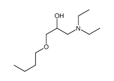 1-butoxy-3-(diethylamino)propan-2-ol结构式