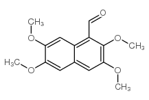 2,3,6,7-Tetramethoxy-1-naphthalenealdehyde Structure