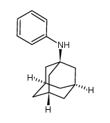N-(1-金刚烷)苯胺结构式