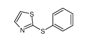 2-(苯基硫代)噻唑结构式