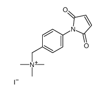 4-(N-马来酰亚胺基)苄基-α-三甲基碘化铵结构式