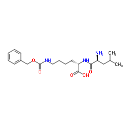 H-亮氨酸赖氨酸(Z)-OH结构式