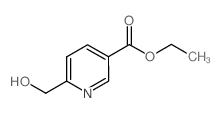 6-(羟甲基)烟酸乙酯结构式
