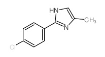1H-Imidazole,2-(4-chlorophenyl)-5-methyl-结构式