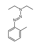 N-ethyl-N-[(2-methylphenyl)diazenyl]ethanamine Structure