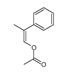 (E)-2-phenyl-1(2)-propene-1-yl acetate Structure