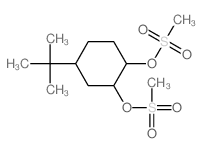 1,2-bis(methylsulfonyloxy)-4-tert-butyl-cyclohexane Structure