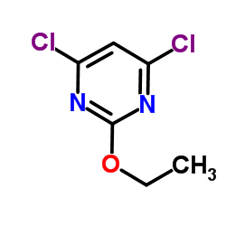 2-乙氧基-4,6-二氯嘧啶结构式