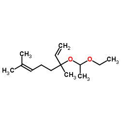 3-(1-Ethoxyethoxy)-3,7-dimethyl-1,6-octadiene structure