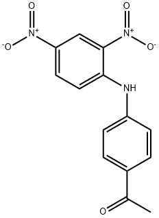 4-acetyl-2',4'-dinitrodiphenylamine结构式