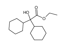 dicyclohexyl-hydroxy-acetic acid ethyl ester Structure