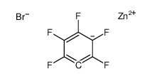 bromozinc(1+),1,2,3,4,5-pentafluorobenzene-6-ide结构式
