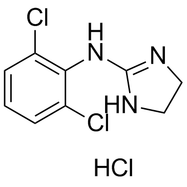 Clonidine hydrochloride structure