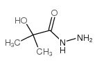 2-hydroxy-2-methylpropanehydrazide Structure