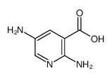 2,5-diaminopyridine-3-carboxylic acid Structure